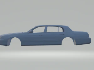 lincoln town car 2010 3D Print Model