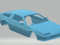 delorean dmc-12 3Dプリントモデル