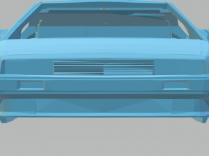 delorean dmc-12 3D printmodel