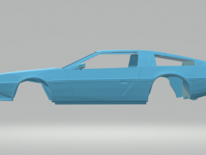 delorean dmc-12 3D printmodel