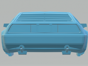 delorean dmc-12 3D printmodel