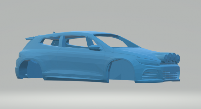 vw sciroccorally 3D Принт Модель .c4d .max .obj .3ds .fbx .stl .blend 