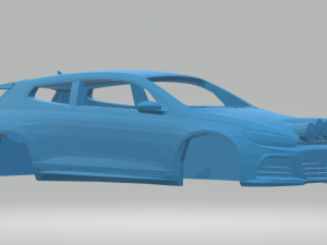 vw sciroccorally Modèles 3D en vedette