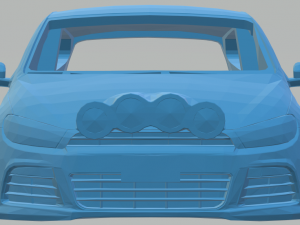 vw sciroccorally 3D Принт Модель