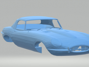 jaguar type e Modèles 3D en vedette