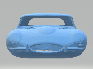 jaguar type e 3Dプリントモデル