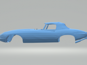 jaguar type e 3Dプリントモデル