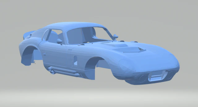 shelby cobra daytona coupe 3D Print Model .c4d .max .obj .3ds .fbx .stl .blend 