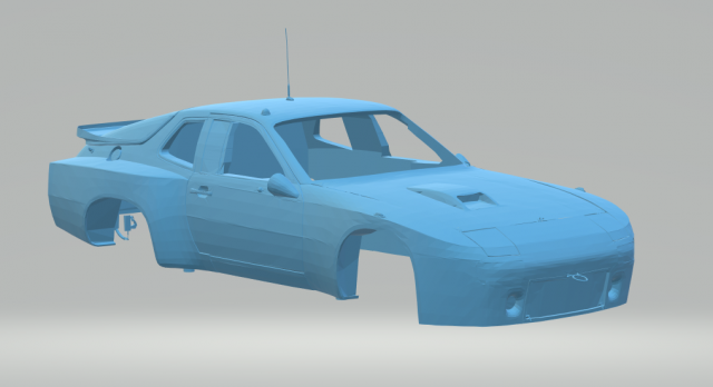 porsche 924 gtp Modèles 3D en vedette .c4d .max .obj .3ds .fbx .stl .blend 