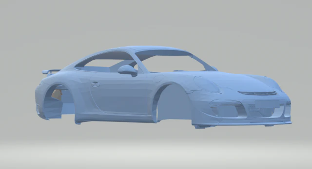 porsche ruf rgt8 3D Print Model .c4d .max .obj .3ds .fbx .stl .blend