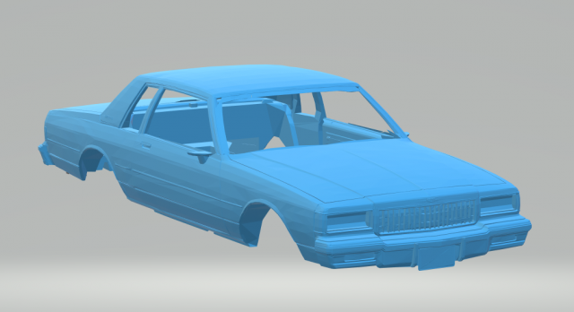 chevrolet caprice 2 doors 3D 프린트 모델 .c4d .max .obj .3ds .fbx .stl .blend 