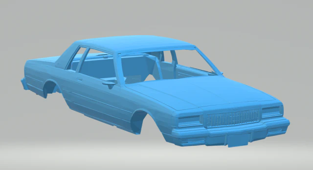 chevrolet caprice 2 doors 3D Print Model .c4d .max .obj .3ds .fbx .stl .blend 