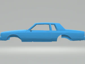 chevrolet caprice 2 doors 3D Print Model