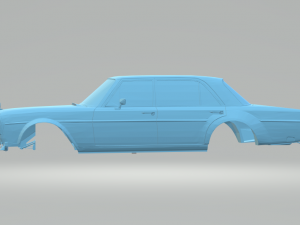 mercedes 300sel amg Model Cetak 3D