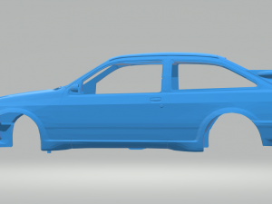 sierra rs500 cosworth 3Dプリントモデル