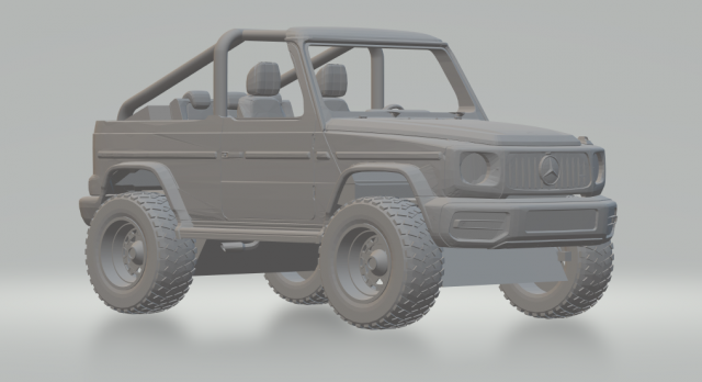 mercedes class g kit 3D Print Model .c4d .max .obj .3ds .fbx .stl .blend 
