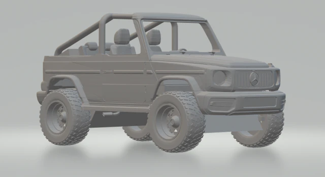 mercedes class g kit 3D Print Model .c4d .max .obj .3ds .fbx .stl .blend 