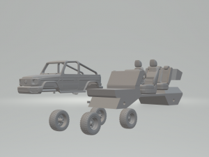 mercedes class g kit 3D Print Model