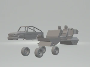 mercedes class g kit 3D Print Model