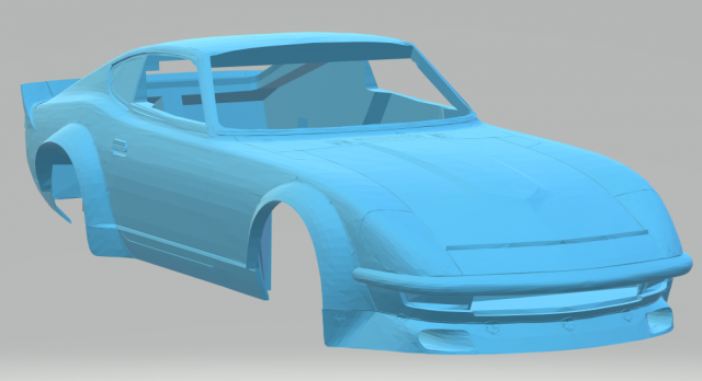 nissan fairlady z gts 3D Print Model .c4d .max .obj .3ds .fbx .stl .blend 