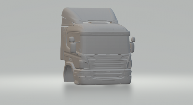 scania p Modelo de impresión 3D .c4d .max .obj .3ds .fbx .stl .blend 