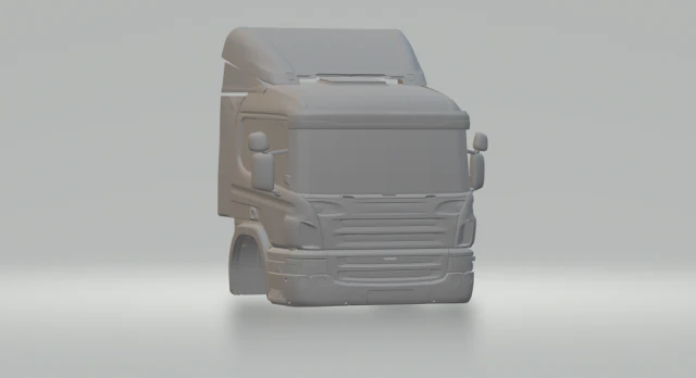 scania p 3D Print Model .c4d .max .obj .3ds .fbx .stl .blend