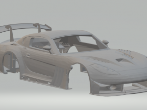 ginetta g55 gt3 3D Print Model