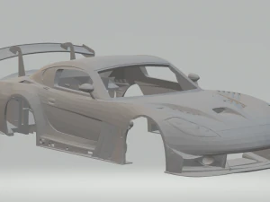 지네타 g55 gt3 3D 프린트 모델