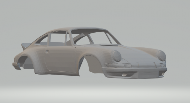 porsche 911 carrera rsr 28 3D-printmodel .c4d .max .obj .3ds .fbx .stl .blend 