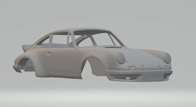 पोर्शे 911 कैरेरा आरएसआर 28 3D प्रिंट मॉडल .c4d .max .obj .3ds .fbx .stl .blend 