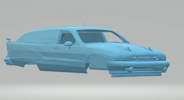 caprice wagon 3D Print Model .c4d .max .obj .3ds .fbx .stl .blend 