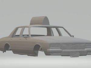 chevrolet caprice taxi 3D Print Model