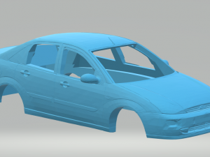 focus sedan Modello di stampa 3D