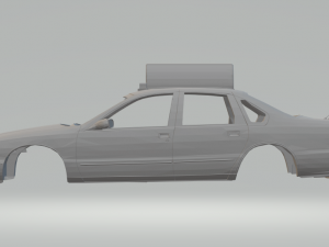 chevrolet caprice 96 taxi Model do druku 3D