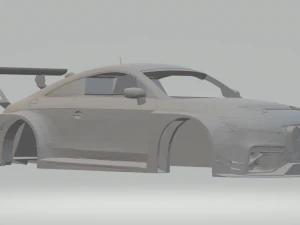 audi tt race car 3D Print Model