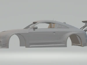audi tt race car 3D Print Model