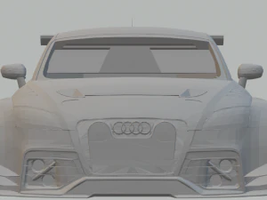 audi tt race car 3D Print Model
