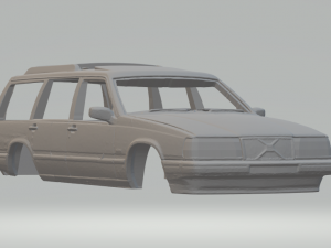volvo 765 staiton wagon 3D Baskı Modeli