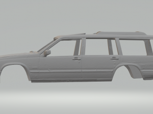 volvo 765 staiton wagon 3D प्रिंट मॉडल