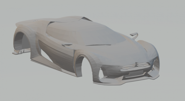 citroen gt 3D Print Model .c4d .max .obj .3ds .fbx .stl .blend 