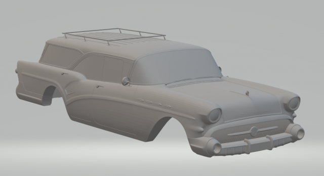 buick century wagon Modelo de Impressão 3D .c4d .max .obj .3ds .fbx .stl .blend 