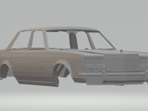 dodge diplomat 3D Print Model