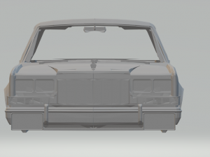 dodge diplomat 3D Print Model