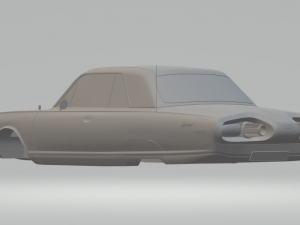 chrysler turbine 1963 Modello di stampa 3D