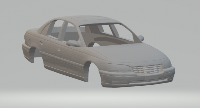 cadillac catera 1999 3D Baskı Modeli .c4d .max .obj .3ds .fbx .stl .blend