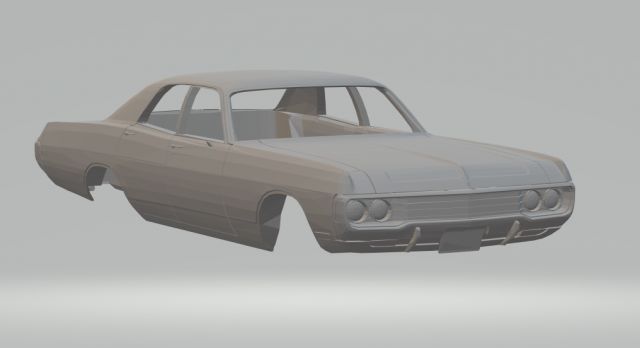 dodge polara Modello di stampa 3D .c4d .max .obj .3ds .fbx .stl .blend 