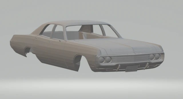 dodge polara 3D Print Model .c4d .max .obj .3ds .fbx .stl .blend 