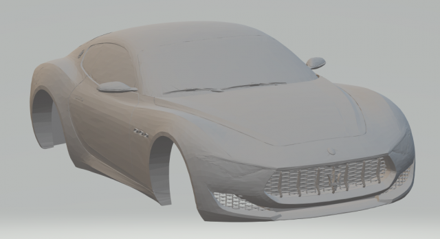 maserati alfieri 3D Baskı Modeli .c4d .max .obj .3ds .fbx .stl .blend 
