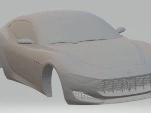 maserati alfieri 3Dプリントモデル