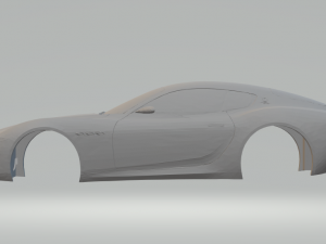 maserati alfieri 3D Baskı Modeli